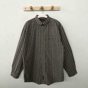 Timberland ティンバーランド メンズ オーバーサイズ チェック柄 長袖B.D.シャツ 美品 size L/2XL