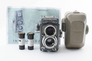 【美品】 Rollei Baby Rolleiflex 4x4 二眼レフ フィルムカメラ ベビー ローライ 【動作確認済み】 #1533