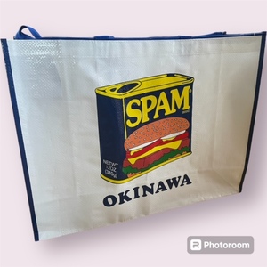 【新品】沖縄限定 SPAM スパム エコバッグ 機内バック ショッピングバッグ