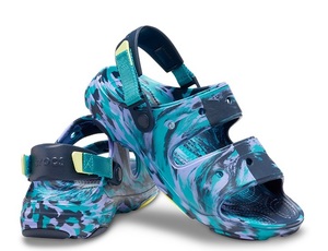 crocs Classic All Terrain Marbled Sandal　マーブルカモ　ブルー系　29ｃｍ