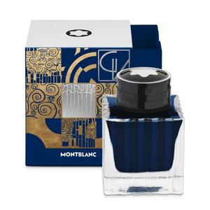 【限定】MONTBLANC モンブラン 万年筆 ボトルインク 特別モデル マスターズ オブ アート コレクション 2024 クリムト ブルー 50ml 新品