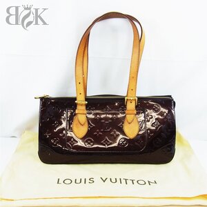 ヴィトン ローズウッド アヴェニュー M93510 ショルダーバッグ モノグラム ヴェルニ LOUIS VUITTON■