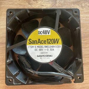 SANYO DENKI 山洋電気 冷却ファン 電動ファン 防水ファン 120mm角×38mm厚 San Ace 120W 9WG1248V1C03