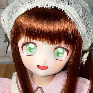 DDH-22 開口カスタムヘッド セミホワイト肌 SW肌 ＋おまけ碁石アイ ドルフィードリーム MDDなどに 【Hinamaru＊Doll】