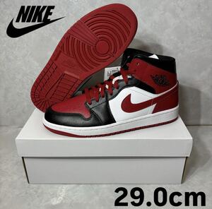 Nike WMNS Air Jordan 1 Mid Bred Toe 29.0