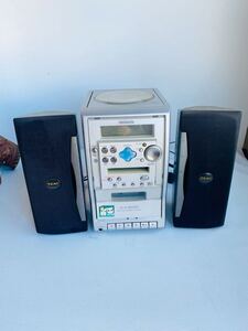 aiwaアイワ　MD/CD STEREO SYSTEM LCX-MD210 ミニコンポ 通電OK 動作未確認 中古 現状品 ジャンク山形より