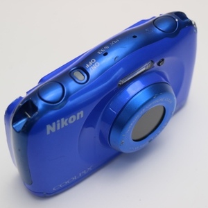 良品中古 COOLPIX S33 ブルー 即日発送 コンデジ Nikon 本体 あすつく 土日祝発送OK