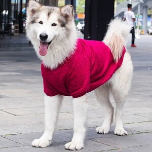 犬服 Dog ペット服 セーター 冬服 秋服 裏起毛 レッド 3XL ジャーマンピンシャー シュナウザー ダックスフンド 日本スピッツ ビーグル