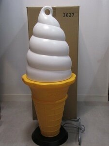 ◆【直接引取歓迎！長野県諏訪市】TOMI　ソフトクリーム型あんどん　スジャータ　90cm　2020年製　CD3627　中古◆11520★