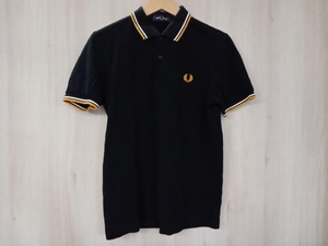 FRED PERRY ポロシャツ FRED PERRY The Twin Tipped Fred Perry Shirt／M3600 半袖ポロシャツ フレッドペリー ブラック サイズS