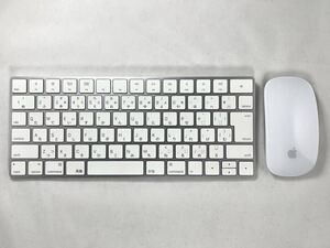 ☆送料込☆Apple純正　マジックキーボード、マジックマウスA1644 MagicKeyboard+A1657 Magic Mouse - ホワイト（Multi-Touch対応）