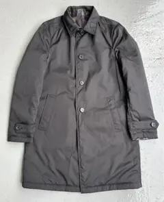 90s prada sport leather nylon coat