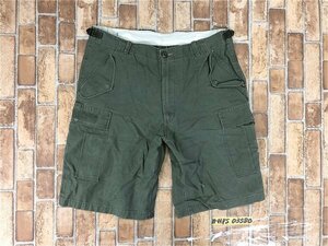 TROUSERS.SHELL.FIELD メンズ 米軍 M-195 フィールド カーゴ ショート ハーフ パンツ ミリタリー 軍パン サイドアジャスター カーキ