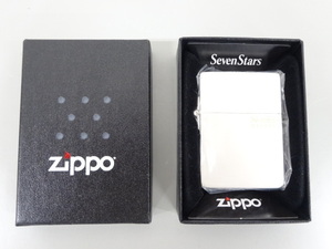 新品 未使用品 2017年製 ZIPPO ジッポ 1935 REPLICA レプリカ Seven Stars セブンスター 3バレル シルバー 銀 オイル ライター USA