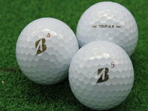 ABランク ブリヂストン BRIDGESTONE TOUR B X パールホワイト 2022年モデル 30個 球手箱 ロストボール