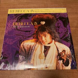 極美品 シュリンク付き 国内盤 帯付き LP Rebecca / Rebecca IV - Maybe Tomorrow / レベッカ 28AH 1940