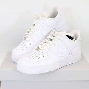 8784-未使用 ナイキ エアフォース1 07 NIKE AIR FORCE 1 07 AF1 メンズスニーカー 白 ホワイト 25.5cm CW2288-111