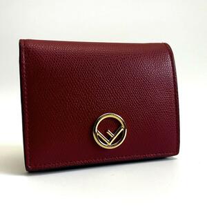 【美品】FENDI フェンディ コンパクト ウォレット F IS FEND