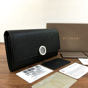 送料込み！ 未使用品 BVLGARI 長財布 30414 ブラック ブルガリブルガリ ブルガリクリップ 52