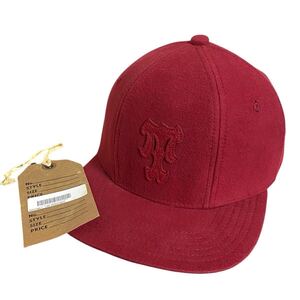 【即決】21SS 未使用 テンダーロイン BASEBALL CAP ベースボール キャップ バーガンディ レッド