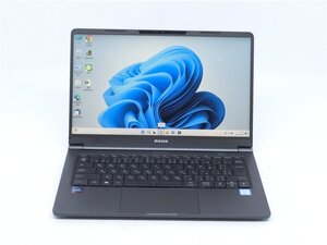 カメラ内蔵/中古/14型/ノートPC/Win11/爆速M.2SSD256GB/8GB/8世代I5/Mouse　MB-X400S-Pro-QD　新品無線マウス　 HDMI USB3.0　office搭載