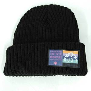 【中古】ロキシー SLOPE BEANIE 撥水 ビーニー ニットキャップ ブラック RBE23815 レディース ROXY