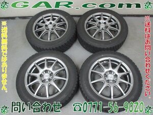 ゾ99 LOXARNY SPORT 15×6J 5穴/100 GOODYEAR ICE NAVI6 185/60R15 アルミ タイヤホイール スタッドレス 4本セット 京都 引取歓迎!