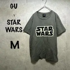 【GU×STARWARS】ジーユースターウォーズコラボ（M）センターロゴTシャツ