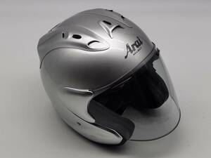 Arai アライ MZ ALUMINA SILVER アルミナシルバー mz ジェットヘルメット Lサイズ