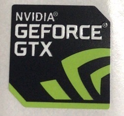 ■新品・未使用 ■10枚セット 【NVIDIA GEFORCE GTX】エンブレムシール【18*18㎜】送料無料・追跡サービス付き☆P189