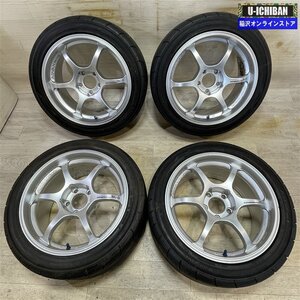 R33 スカイライン S14 FD3S等 アドバン RG-D 8-17+37 9-17+35 5H114.3 ヨコハマ ネオバAD08R 235/45R17 255/40R17 17インチ 4本セット 009k