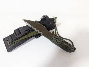 実物 希少！ 0807T 米ストライダーナイフ社 striderknife SEAL2000 HT ATS-34 ＯＤ メタルギア CQC ナイフ　サバイバル