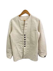 OUTIL◆VESTE BILLOM/シャツ/0/ウール/アイボリー