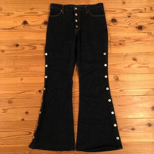 Tornado Mart 00s button Flared Denim Pants archive トルネードマート ifsixwasnine