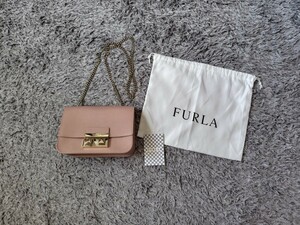 未使用　FURLA フルラ メトロポリス ピンクベージュ