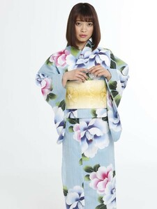 浴衣 単品 仕立て上がり 女性用 綿100％ 適合身長152-167cm 花まい HANAMAI 花柄 古典柄 現代柄 新品（株）安田屋 NO28130