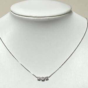 ☆ISETAN伊勢丹　Ptプラチナ　ダイヤモンド　ネックペンダント　トータル0.5ct　1F　SHINOHARAシノハラ　購入品　保証書付き