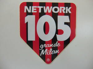 ラジオネットワーク 105 Grande Milan ステッカー　イタリア