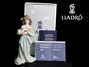 【江】LLADRO リヤドロ 花びら 恋の女たち 高さ約25.5cm 箱有り 古美術品（置物オブジェ）X2 CTJBhk32 CTOBmlk65