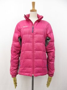 【Marmot マーモット】MJD-F0511W スタンドカラー 軽量 2WAY ダウンジャケット (レディース) sizeL ピンク系 □17LB1916□