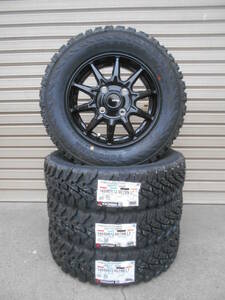 新品4本セット■ヨコハマジオランダーM/T G003■145/80R12 ゴツゴツタイヤ■軽バン軽トラエブリーハイゼットサンバーバモスNバンピクシス等