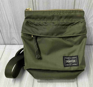 PORTER ポーター 855-05461-30 FORCE SHOULDER POUCH ナイロン ショルダーバッグ グリーン系