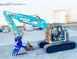 コベルコ KOBELCO SK135SRD-2★アワー4570h☆5本配管付★セパレートブーム☆回転フォーク★標準バケット付☆解体仕様機★ハイグレード仕様