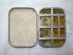 ***　Rare Vintage Wheatley 1０ Multi compartments Fly Box For Collectors ・ ホイットレー フライ ボックス　***