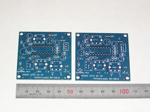 TA7613ラジオ基板 (one ic radio )：　中波ラジオ自作に2枚で1SET。　　RK-69v2