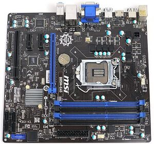 【中古】MSI製 MicroATXマザーボード B85M-E45 LGA1150 [管理:1050006946]