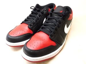 新品同様品 ナイキ エア ジョーダン 1 ロー ■ メンズ 28cm スニーカー シューズ NIKE AIR JORDAN 1 LOW 553558-066 □6Ｌ