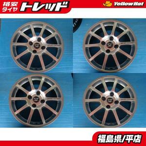 ★平店★ 中古ホイール４本セット TSM スポーツテクニック モノ10ヴィジョンEu2 16X7.0J 27 平座仕様 プジョー シトロエン用