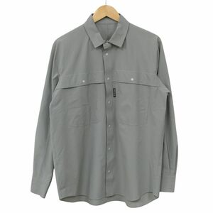 美品 リッジマウンテンギア RIDGE MOUNTAIN GEAR BIG POCKET LONG SLEEVE SHIRT メンズL 長袖 シャツ アウトドア cf10de-rk26y07078