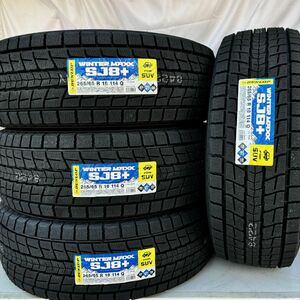 今季入荷分 2023年製以降 新品 ダンロップ ウインターマックス SJ8+ 265/65R18 4本 265/65-18 スタッドレス SUV 正規品 4本送料込91000円~